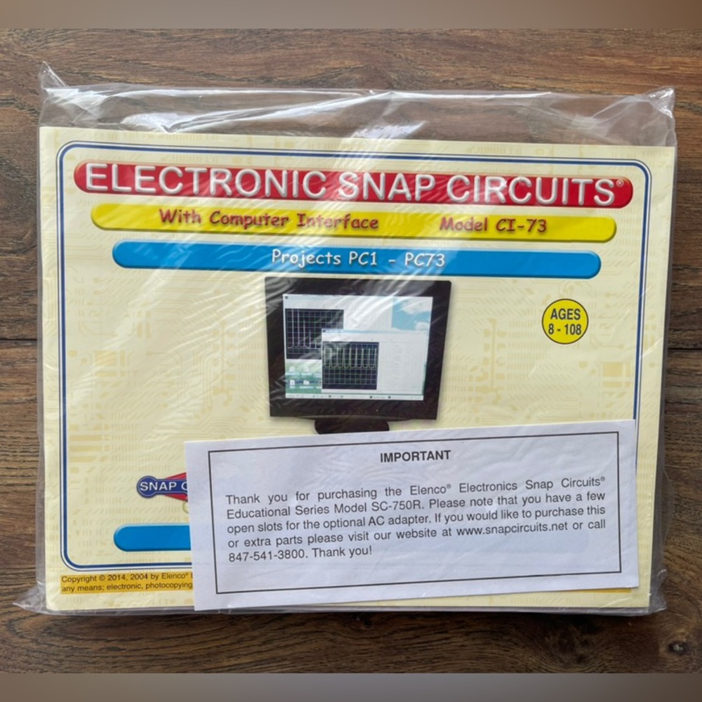 Snap Circuits Basic Electricity & Electronics Educational Program kit SC-750R - Picture 7 of 9
